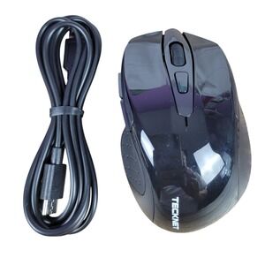 Tecknet‎ TK-MS009 Wireless Rechargeable Computer Mouse - Black